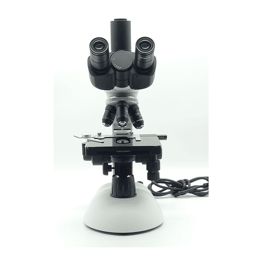 Microscopio Trinocular Labquimed Modelo T1, 40x-1000x, Siedentopf, Iluminacion Led 3W, Educacional, Veterinario