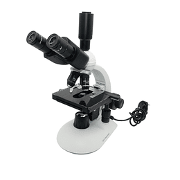 Microscopio TrinoI, 40x-1000x, Siedentopf, Trinocular, Iluminacion Led 3W, Educacional, Veterinario, Laboratorio Clinico