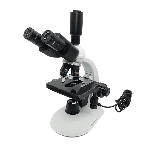 Microscopio Biologico Trinocular 40x-1000x Siedentopf, Serie Trino I, Iluminacion Led 3W, Educacional, Veterinario, Laboratorio Clinico Sangre
