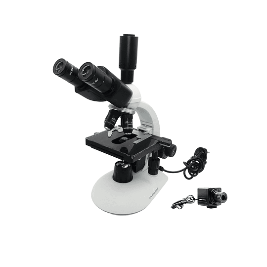 Microscopio Trinocular, Incluye Cámara 5MP, 40x-1000x, Siedentopf, Modelo T1, Iluminacion Led 3W, Educacional, Veterinario, Laboratorio