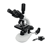 Microscopio Trinocular, Incluye Camara 8MP, 40x-1000x, Siedentopf, Iluminacion Led 3W, Modelo T1, Educacional, Veterinario, Laboratorio