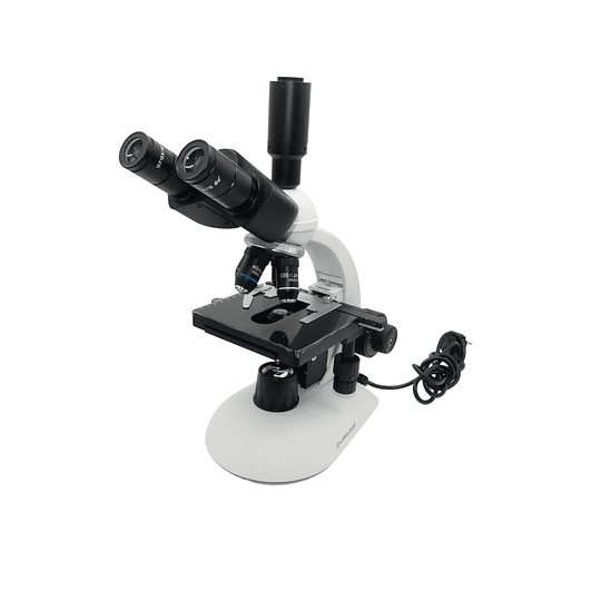 Microscopio Trinocular 40x-1000x Siedentopf, Serie Trino I, Iluminacion Led 3W, Educacional, Veterinario, Laboratorio, Incluye Cámara QHD 8.0MP