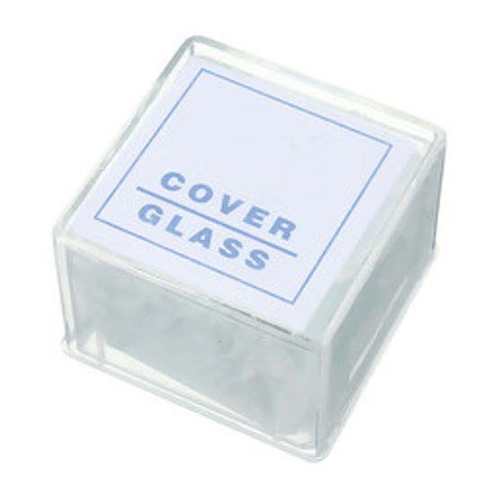 Cubre Objetos 24 x 24 mm, 100 x caja, microscopio -