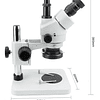 Microscopio Stereo Trinocular Baku 7x - 45x, Anillo LED