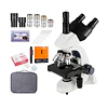 Microscopio Trinocular Led 40x-1600x, Mod. BL-220TV , Bolso de Transporte, doble Led, Educacional