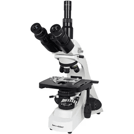 Microscopio Trinocular Ken A Vision 40x-1000x, Kohler, Halógeno, ergonomico