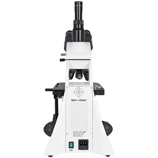 Microscopio Trinocular Ken A Vision 40x-1000x, Kohler, Halógeno, ergonomico