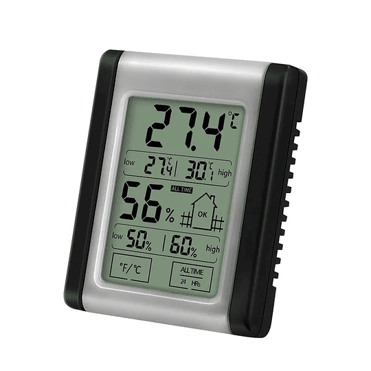 Termómetro Higrometro Digital, medidor electrónico de temperatura y humedad para la Oficina y el Hogar, Modelo TI