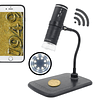 Microscopio WiFi 1000X HD, cámara de microscopio Digital para teléfono inteligente, lente de vidrio óptico, reparación de reloj, placa de circuito, herramientas de inspección