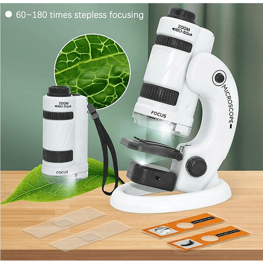 Microscopio Monocular Educacional 60-180X