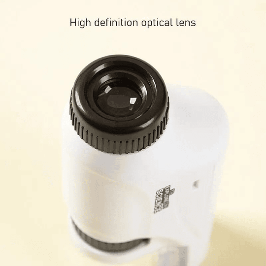 Microscopio de Mano Lab Luz LED 60X 120X Hogar Escuela Biológica Ciencia Juguetes Educativos para Niños