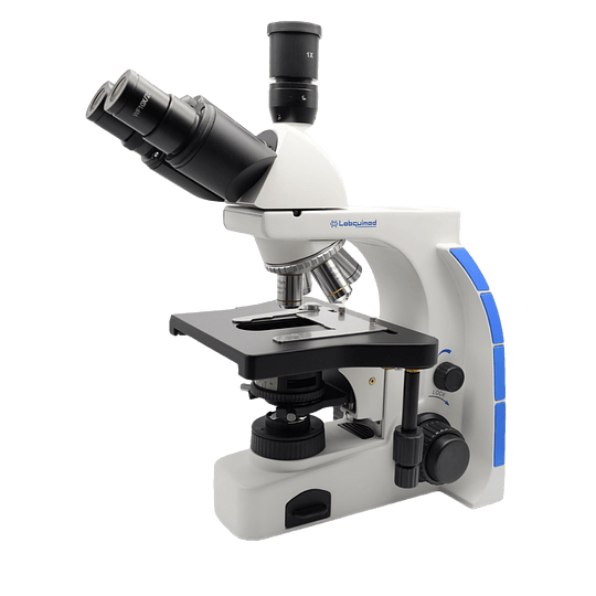 Microscopio Trinocular 40x-1000x, Plan Infinito, Kohler, Labquimed, Profesional, Veterinario, Laboratorio.