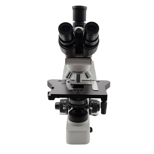 Microscopio Trinocular 40x-1000x, Plan Infinito, Kohler, Labquimed, Profesional, Veterinario, Laboratorio.