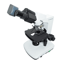 Microscopio Binocular, Cámara 5MP, 40x-1000x, Modelo B2, Led, Educacional, Veterinario, Laboratorio