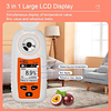 Refractometro Digital LCD, SmartSensor, medidor de Brix, jugo de frutas, bebidas, ATC, instrumento de medición de contenido de azúcar 0-35%