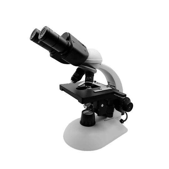 Microscopio Binocular 40x-1000x, Pack set Limpieza, 1 PortaObjetos, 1 Cubre objetos, Siedentopf, Iluminacion Led 3W, Modelo B1, Educacional, Veterinario