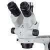 Microscopio Stereo 3.5X-90X, Camara 8MP, Zoom, Simulfocal, Stand + Boom + LED 144
