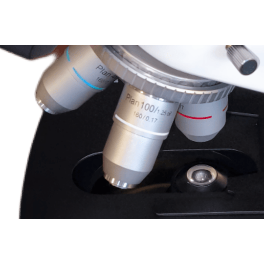 Microscopio Trinocular Profesional, Camara 4MP, Plan Acromatico, Seidentopf, Cuerpo de Metal, 40x-1000x, Modelo T2-SP, Led 3W, Educacional, Veterinario, Laboratorio