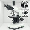 Microscopio Trinocular, Camara 5MP, Profesional, Plan Acromatico, Seidentopf, Cuerpo de Metal, 40x-1000x, Modelo T2-SP, Led 3W, Educacional, Veterinario, Laboratorio