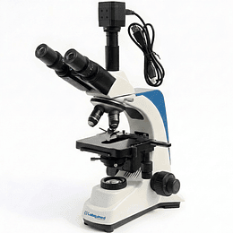 Microscopio Trinocular Camara 8MP 4K, Labquimed 40x-1000x, Modelo T1-XT, Led, Veterinario, Laboratorio, Educacional