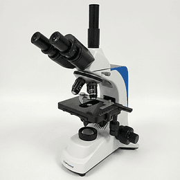 Microscopio Trinocular Profesional Labquimed 40x-1000x, Modelo T1-XT, Led, Veterinario, Laboratorio, Educacional
