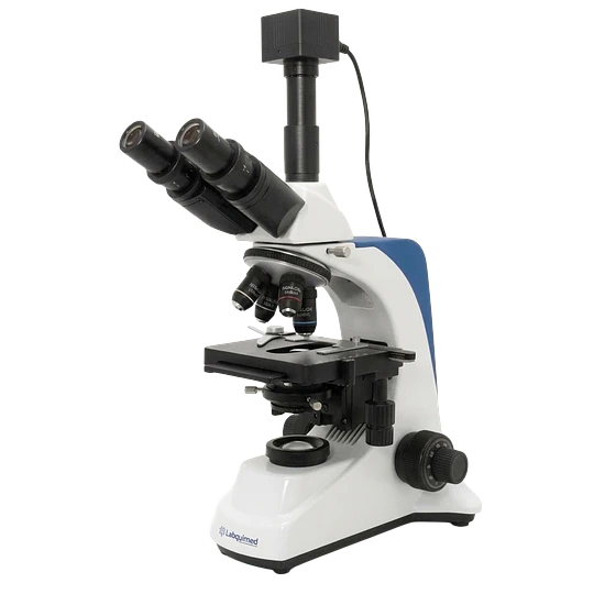 Microscopio Trinocular Camara 8MP 4K, Labquimed 40x-1000x, Modelo T1-XT, Led, Veterinario, Laboratorio, Educacional
