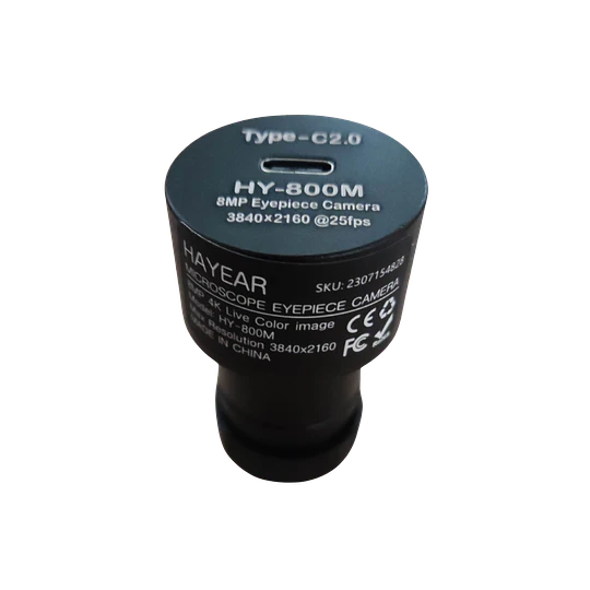 Camara 8.0 mp 4k para microscopio Hayear y accesorios