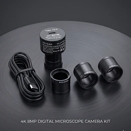 Camara 8.0 mp 4k para microscopio Hayear y accesorios
