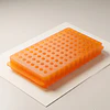 GRADILLA PLASTICA PARA 96 TUBOS EPPENDORF DE 1,5 ml. y 96 tubos de 0,5 ml