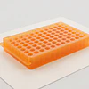 GRADILLA PLASTICA PARA 96 TUBOS EPPENDORF DE 1,5 ml. y 96 tubos de 0,5 ml