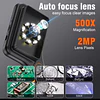 Microscopio Digital portátil, pantalla a Color IPS de 3,0 pulgadas, enfoque automático, microscopios de vídeo de monedas de 2MP
