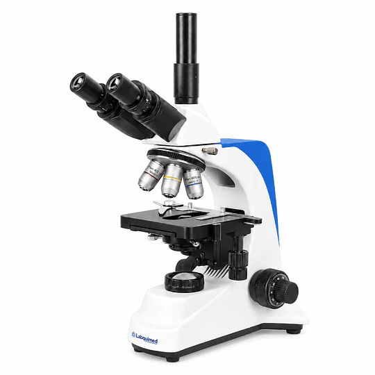 Microscopio Trinocular Plan Acromatico Labquimed 40x-1000x, Modelo T1-XT-PLAN, Led, Veterinario, Laboratorio, Educacional