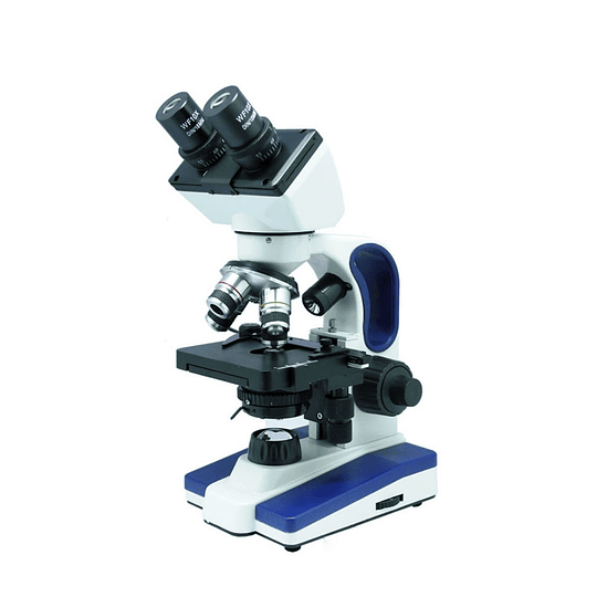 Microscopio Binocular 40x-1000x Semi Profesional Modelo A11.1123-b Duo, Stereo, Led, Educacional, Biologico, Luz Incidente y Transmitida