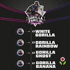 MIX GORILLA FAMILIA (X12) 2