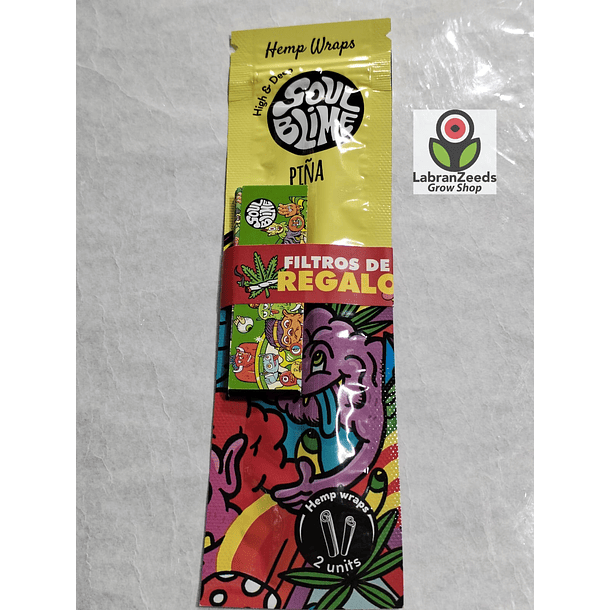 HEMP WRAPS SOULBLIME SABOR PIÑA 