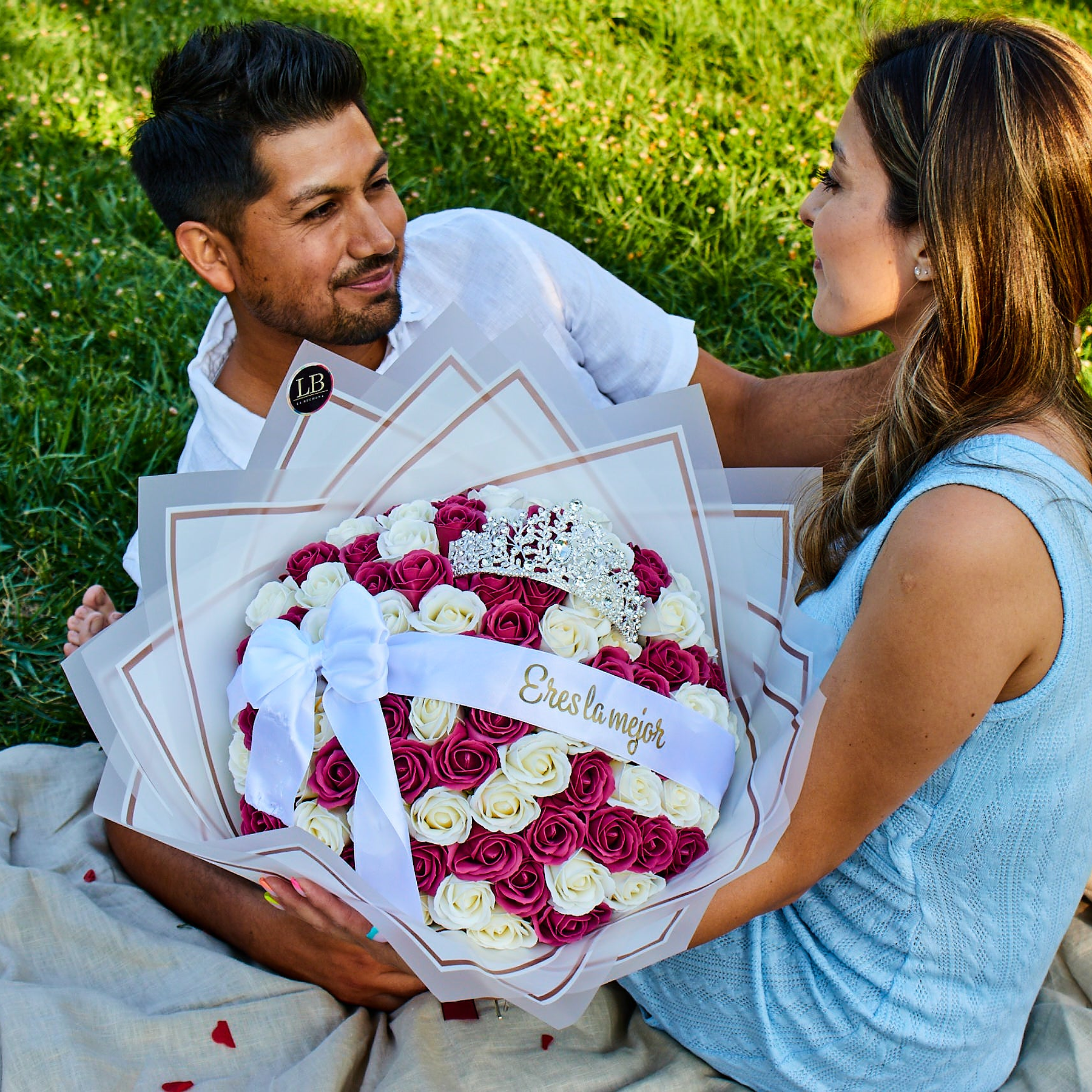 100 Rosas + Corona XL 1