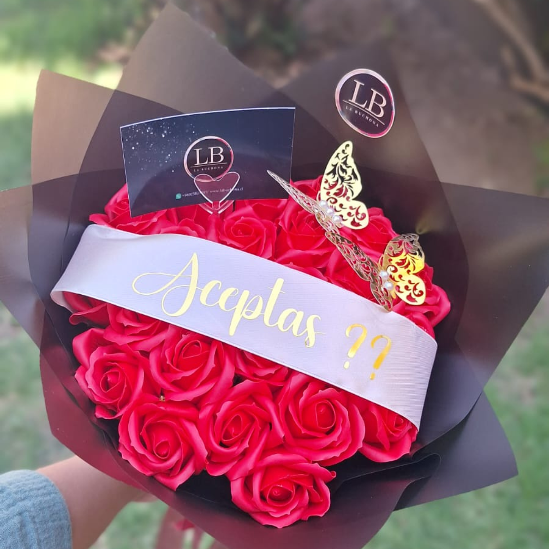 Minibuchon con cinta personalizada  1