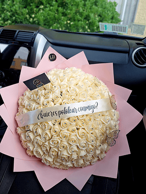 Ramo de 150 con mensaje personalizado 