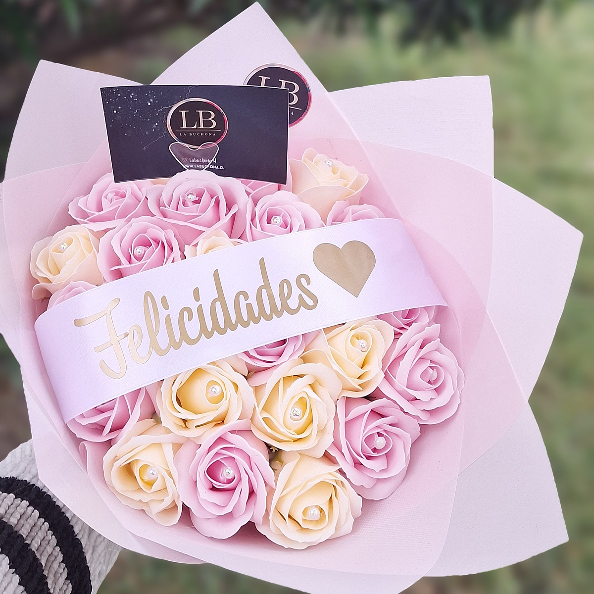 Minibuchon con cinta personalizada  2