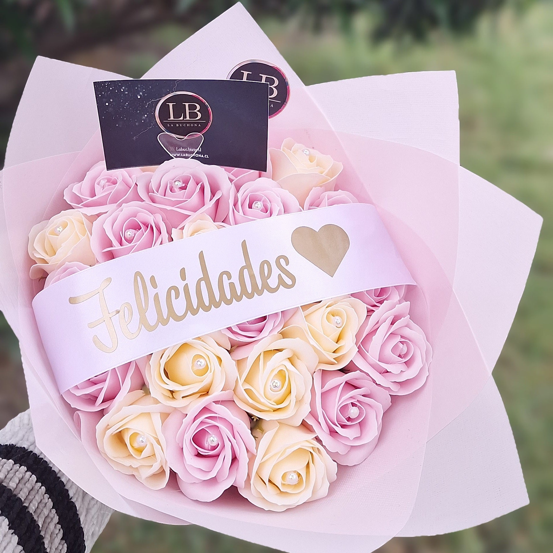 Minibuchon con cinta personalizada  2