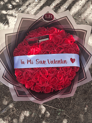 Ramo 50 Rosas Eternas Rojas