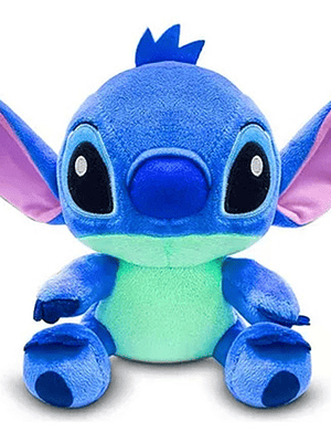 Peluche Stitch 25 Cm Alto Relleno Lilo & Stitch Hermoso Suave Muñeco Peluche Stitch Corazon Color Azul
