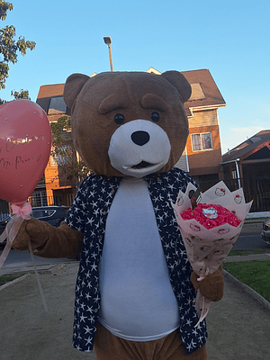 Oso serapio + Minibuchon Hello Kitty 🩷