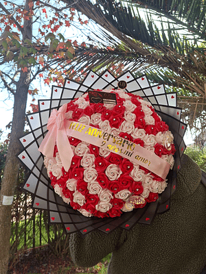 Ramo de 150 Rosas Eternas bicolor 