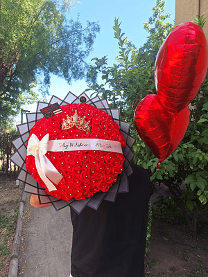 Para la Princesa , Ramo 150 Rosas Eternas 