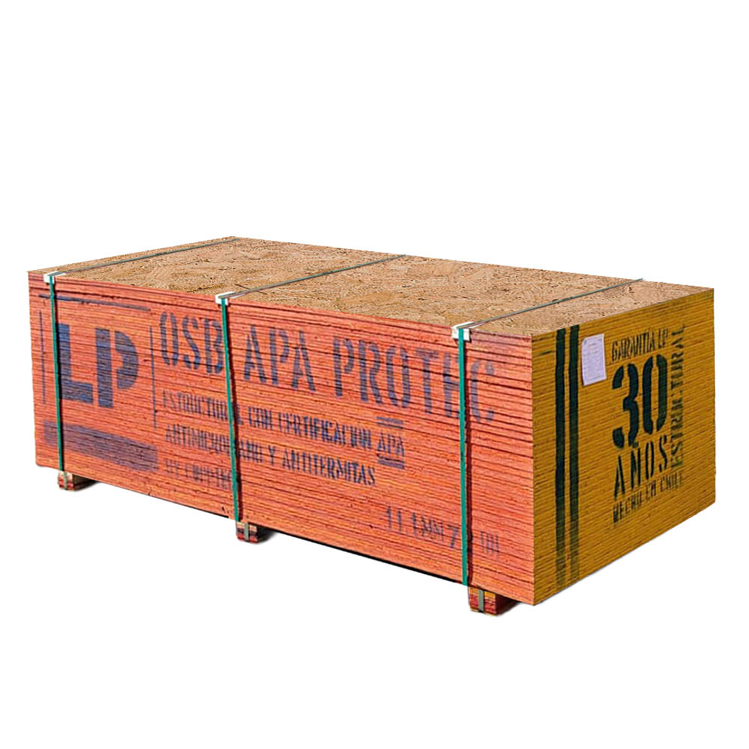 Pallet 72 Tableros OSB APA 11,1 mm 1,22 x 2,44 mt 1