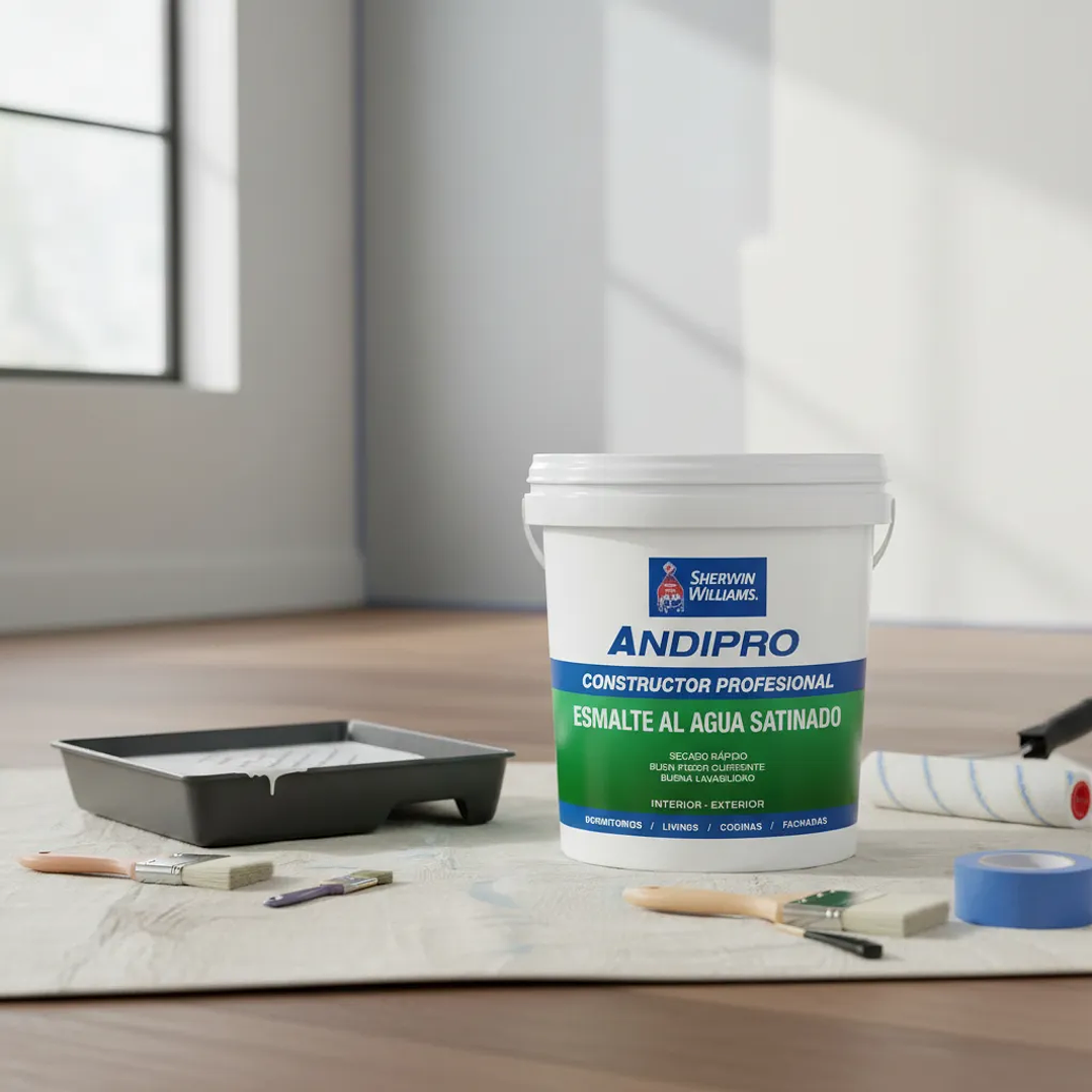 Esmalte Al Agua Andipro Sherwin Williams tineta 2