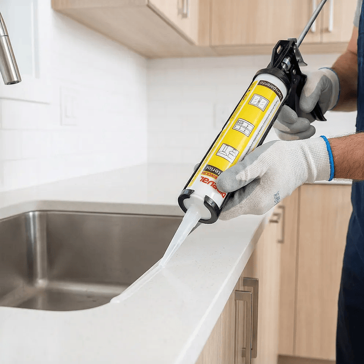 24 unidades Silicona Acética Transparente con fungicida interior y exterior 280ml 3