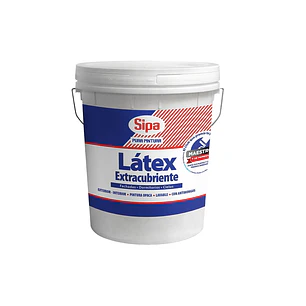 Látex Extracubriente Blanco Sipa 4 Galones - Alto Poder Cubriente