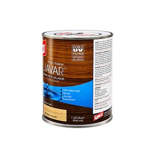 Barniz Tinte y Sellador Transparente Aquavar 3 en 1 - Lanco – 1/4 Galón